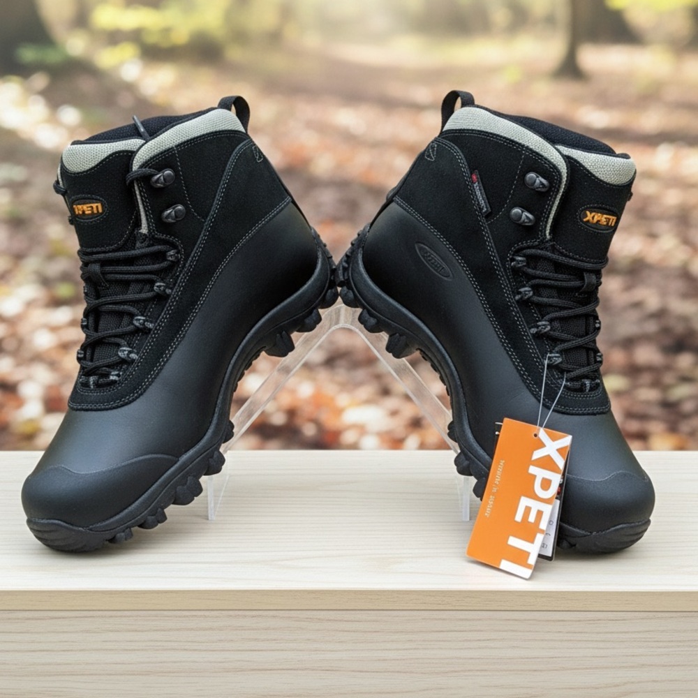 Men's Black Outdoor Boots